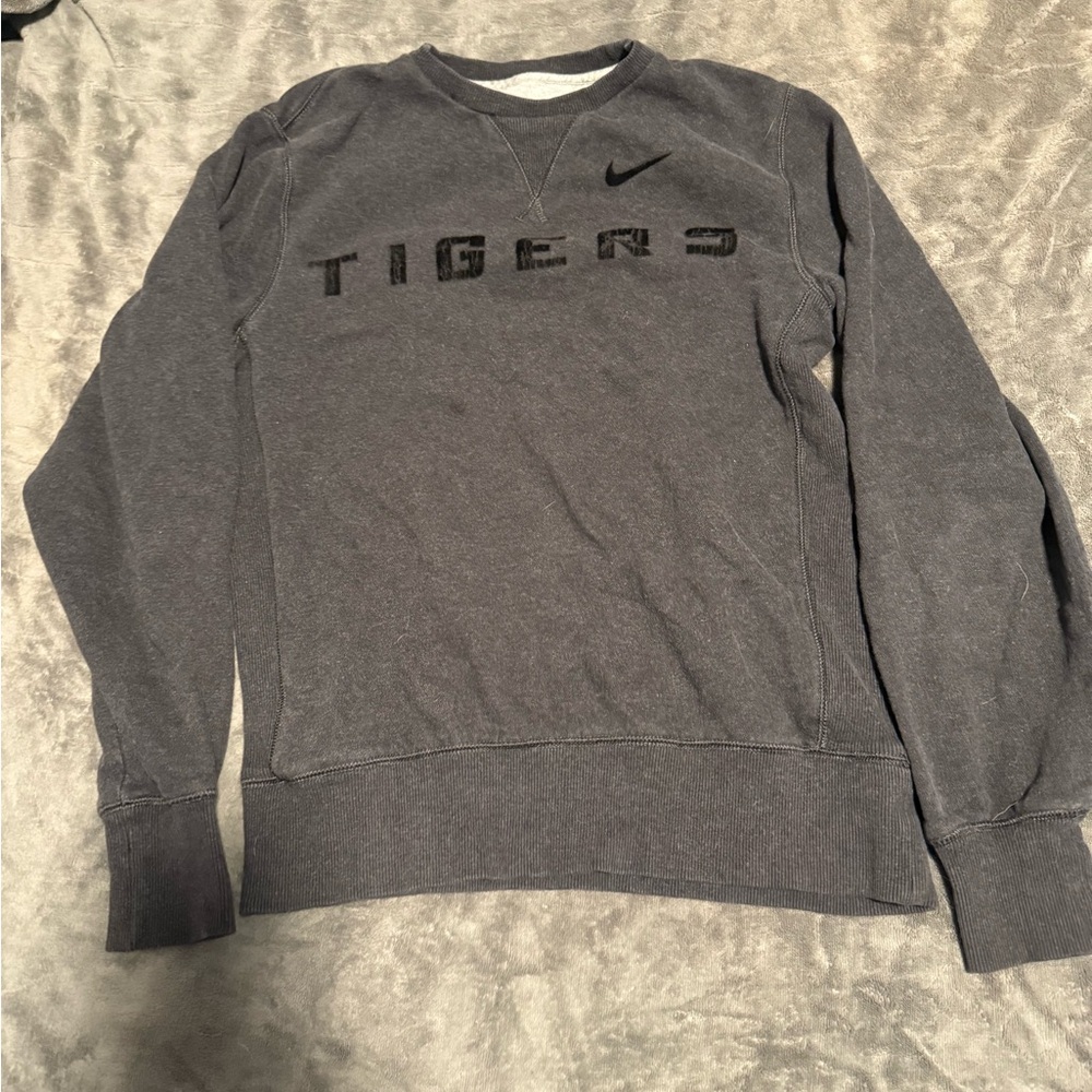 Nike Men's Charcoal Crewneck Sweater